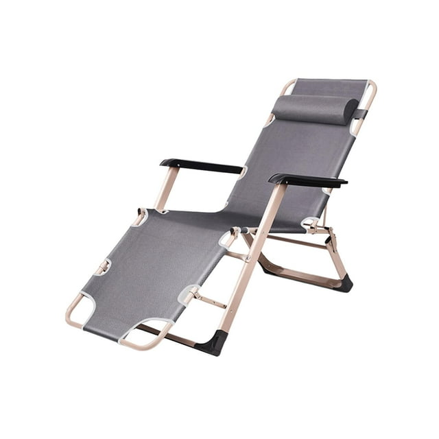 Tnarru Chaise Pliante d'Extérieur, Chaise de Patio Légère, Chaise de Pelouse, Chaise de Plage, Chaise de Camping, Chaise de Balcon, Chaise de Terrasse Multifonctionnelle, Fauteuil Inclinable Pliant D
