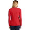thumbnail image 3 of Port & Company 174 Ladies Long Sleeve Fan Favorite V-Neck Tee. LPC450VLS, 3 of 4