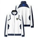 thumbnail image 4 of Protagonista del anime Reo Nagi Bachira Isagi Chigiri Disfraz de rol para hombre y mujer, uniforme azul y blanco con cierre de cremallera., 4 of 5