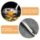 thumbnail image 4 of Cucharón separador de grasas de acero inoxidable, 2 uds., con boquilla para verter, Espumador de aceite para cocinar, cuchara separadora de grasa, cucharón de sopa de Metal, 4 of 6