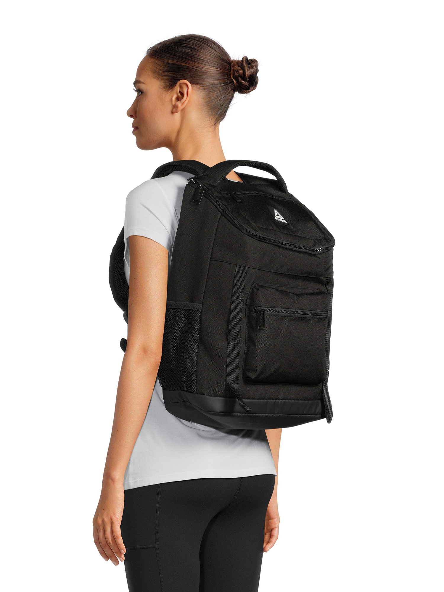 Reebok Unisex Adult Bobbie Top Loader Laptop Backpack, Black - Walmart.com