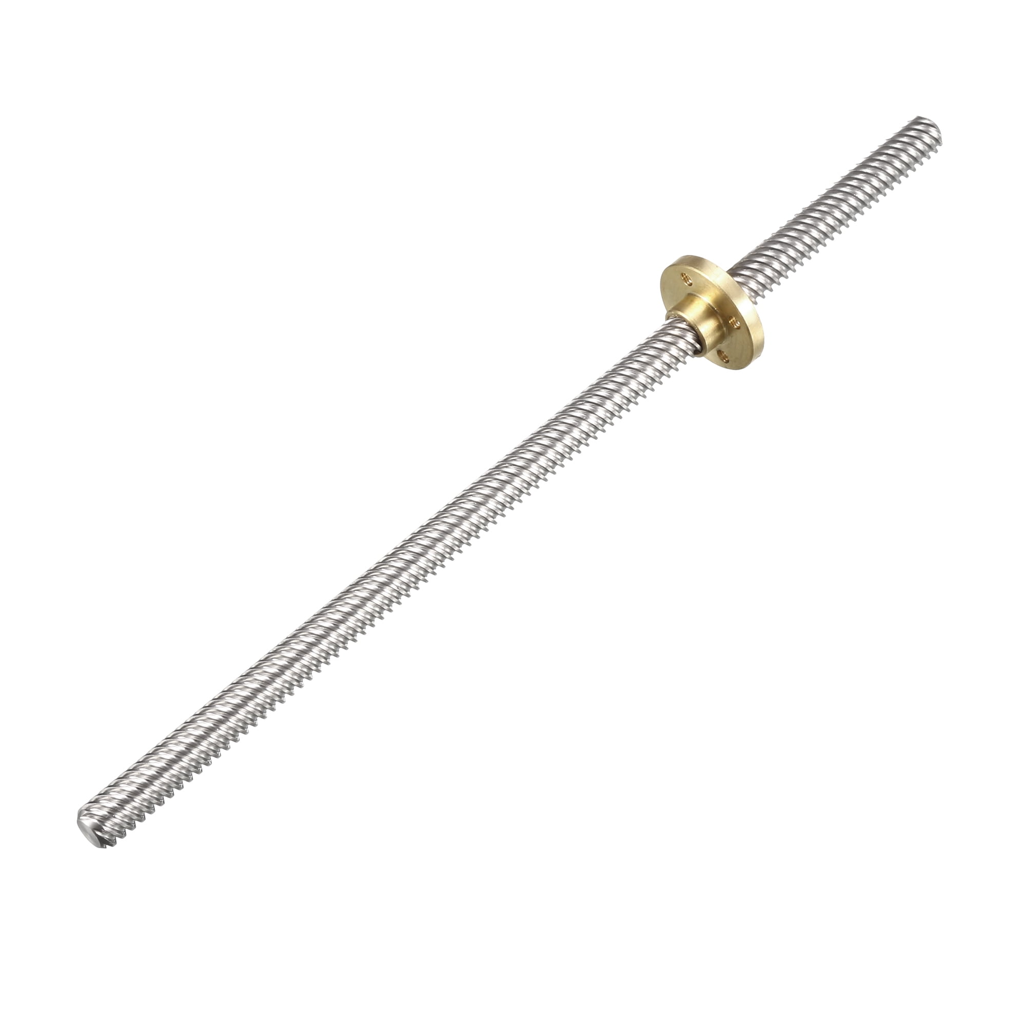 200mm T8 Pitch 2mm Lead 12mm Stainless Steel Lead Screw Rod with Copper