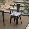 thumbnail image 2 of ARDEN Outdoor Tufted Bistro Seat Cushion, Set of 4, 14.5 in x 15 in, Rain-Proof, Fade Resistant Clark Blue, 2 of 8