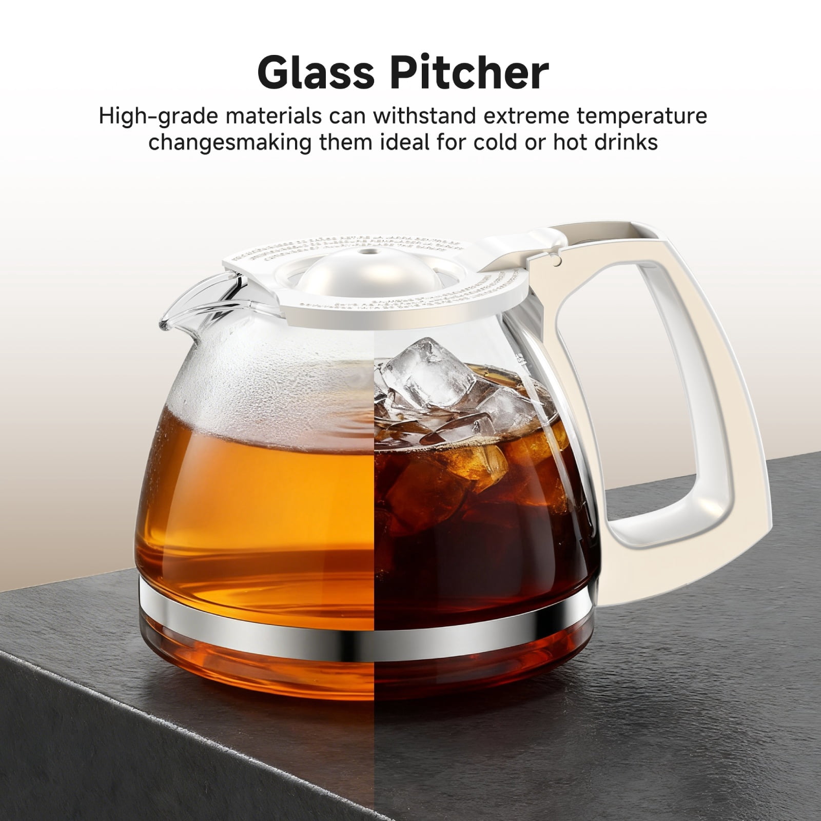 5 Cup Programmable Drip Coffee Maker with Auto Shut-off Function and Reusable Washable Water Filter Small Coffee Machine for Apartment