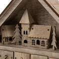 thumbnail image 4 of 15.25" Brown Unique LED Wooden Countdown Farmhouse Decor, 4 of 5