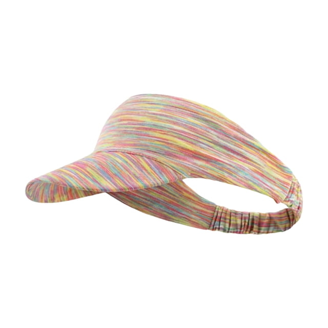 Visera para mujer, gorra con visera ancha y banda para la cabeza