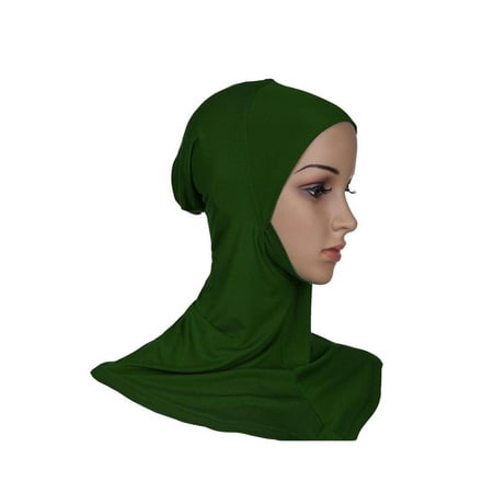 Women's Muslim Ninja Head Neck Cover Bonnet Hat Underscarf Hair Loss Hijab