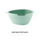 thumbnail image 2 of Toystoory Práctico lavabo de gran capacidad, cesta de drenaje para cocinas ocupadas, el mejor juego de cuencos coladores, drenaje de doble capa Cocina y Comedor verde+verde oscuro, 2 of 6