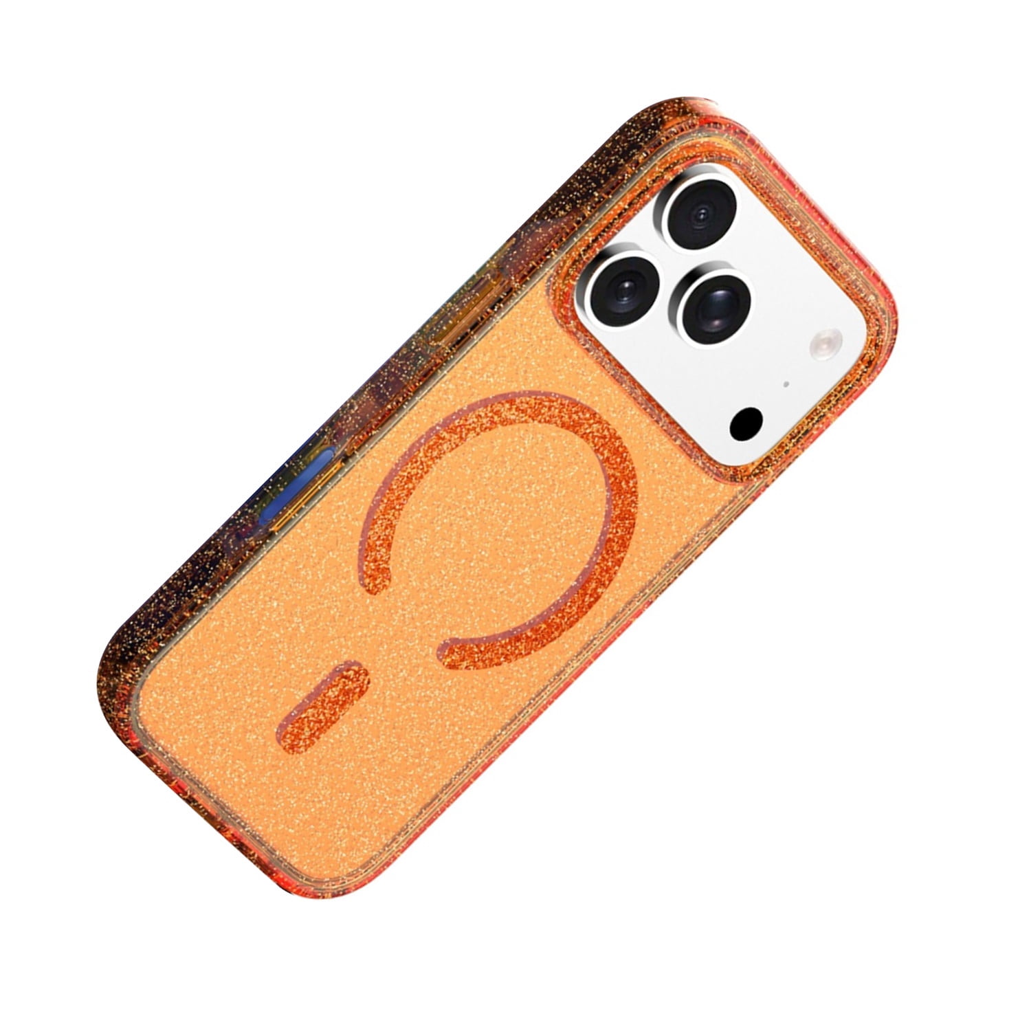 Shiny LumiMag Color Case for iPhone 17 Pro - Orange