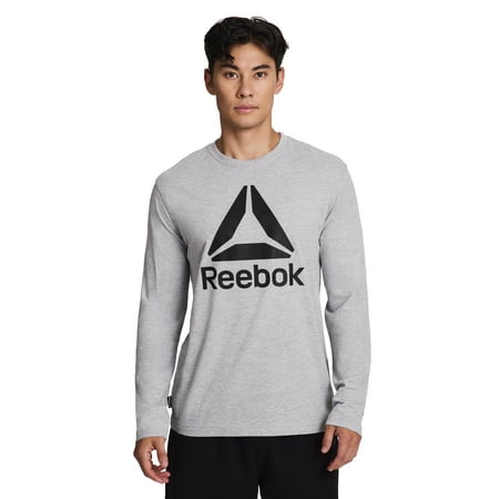 Reebok Men's and Big Men's Core Graphic Long Sleeve Top, Sizes XS-5XL