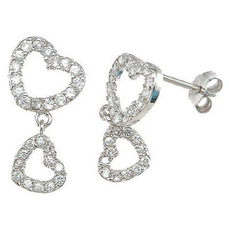 925 Sterling Silver Hypoallergenic Earrings Makes Unique Women Birthday Gift, Heart Sterling Silver Earrings