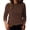 Brown1, variant on Womens Trendy T Shirts Crewneck Striped Long Sleeve Shirt Top for Ladies Fashion Spring Summer Tunic Blouse