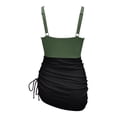 thumbnail image 5 of FhsagQ Ensembles de Maillots de Bain pour Femmes Justaucorps Sans Entrejambe Robe de Bain pour Femmes Maillots de Bain Paréo en Maille Transparente Paréos Maillot de Bain Ensembles de Maillots de Bain pour Femmes Ensembles de Maillots de Bain Vert TG, 5 of 5