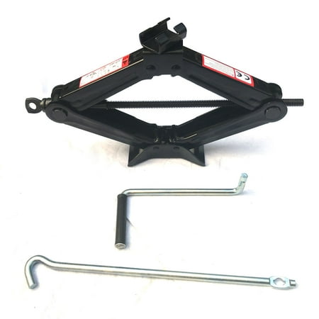Zimtown 2 Ton Scissor Jack Heavy Duty Folding Design Lift Car Tire Repair Lift Tool