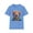 Carolina Blue, variant on Clown Shirt, T Shirt with Clown, Funny Man Shirt, Tee Shirt with Funny Man, Circus Shirt, Shirt with Circus, Scary Man Shirt, Shirt with Scary Man