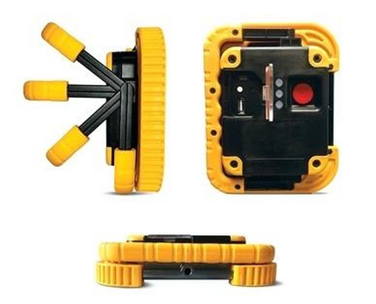 Magnetic 2 Pack CAT LED Work Lights 500 Lumens Rugged Rotating Handle 