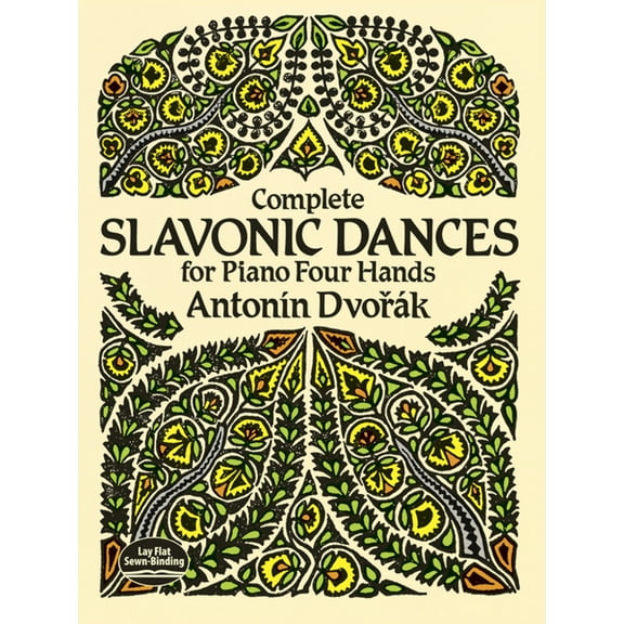 Dover Classical Piano Music: Four Hands Complete Slavonic Dances for Piano Four Hands, (Paperback)