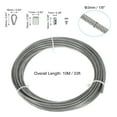 thumbnail image 2 of Unique Bargains 1/8' Wire Cable, 33ft Stainless Steel Wire Rope Kit for Deck Railing, 2 of 6