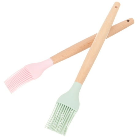 

2pcs Oil Brushes Silicone Baking Brushes Pastry Brushes Kitchen Sauce Brushes