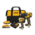 thumbnail image 1 of Kit Taladro Percutor y Atornillador de Impacto 20V DeWalt, 1 of 8