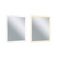 thumbnail image 3 of CWI Lighting Abigail Miroir Rectangulaire à DEL Blanc Mat de 32 Po, 3 of 7