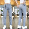 thumbnail image 3 of 2024 New Summer Ice Silk Men's Golf Pants High Quality Elasticity Fashion Casual Breathable Trousers, 3 of 6