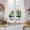White, variant on Hello Spring Kitchen Curtain for Berdoom Living Room Cafe 45 Inch Length, Easter Flowers Green Truck Vintage Floral Grey Tiers Curtains Light Filtering Drapes Window Treatment 2 Panels 52"Wx45"L