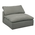thumbnail image 3 of L-Shaped Sectional Sofa Modular Couch Deep Seating Performance Fabric Gray, 3 of 8
