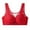 Red, variant on Bras for Women No Underwire Women's Lace Thin Style Ventilate Large Size Bra No Underwire S-2XL