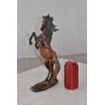 thumbnail image 4 of Nifao Small Varicolored Rearing Horse Resin Statue – Home Decor Sculpture, 8"L x 3"W x 13"H, 4 of 11
