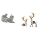 thumbnail image 1 of Escultura De Reno Y Gato, Adorno De Mesa, Artesanía, Figura Decorativa, Estatua De Animal, Ciervo Sentado De Pie, Adornos, Decoración Del Hogar Para Dormitorio, Sala De Estar, Oficina, Regalo, 1 of 8