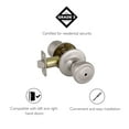 thumbnail image 6 of Design House Tulip Locking Privacy Interior Bed and Bath Door Knob, Satin Nickel, 1 Pack, 6 of 16