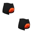 thumbnail image 1 of Advancent Pantalones cortos de ciclismo negros Unisex de alta ropa interior cómoda ropa interior de bicicleta a prueba de golpes Type3 NO3, 1 of 6