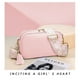 thumbnail image 5 of Bolso bandolera pequeño de PU de gran capacidad para niñas con un solo hombro, color rosa, 5 of 5