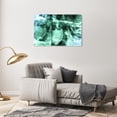thumbnail image 2 of Wynwood Studio Fashion and Glam Modern Canvas Art - Blue Bath Bottles, Wall Art for Living Room, Bedroom, and Bathroom, 36 in x 24, Green and Black Home Decor, 2 of 5