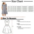 thumbnail image 3 of Casual Pullover O-Neck Lace Solid Color Short Skirt Loose Women's Dress, 3 of 7