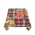 thumbnail image 4 of YFYANG Square Polyester Table Cloth, 60" x 60" Reusable Table Cover Kitchen Dining Room Baroque Style Plaid Floral Pattern Decorative Tablecloths for Tables of 2-4 People, 4 of 8