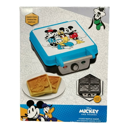 Disney DSC-281B Mickey & Friends Four Slice Waffle Maker  Blue