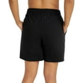 thumbnail image 2 of Champion Women's Powerblend Fleece Shorts (Black, XXL), 2 of 3