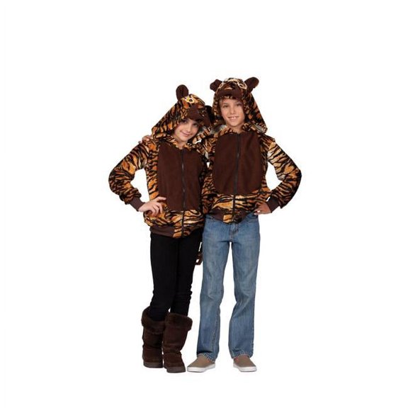 Rg Costumes Taylor Tiger Hoodie Child Costume - Brown, Small