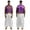 Dark Purple&White, variant on iiniim Mens Arabian Prince Costume Open Front Vest with Pants Halloween Show Fancy Dress up Outfit Dark Purple&White S