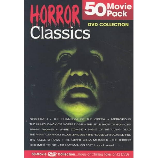 DISTRIBUTION SOLUTIONS Horreur Classiques 50 Film Mégapack-Anniversaire ED (DVD/12 Disque) DMV07003D