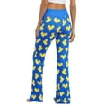 thumbnail image 4 of HDE Womens Pajama Pants Wide Leg Sleepwear Casual Loose Lounge Pant PJ Bottoms Ducks M, 4 of 6