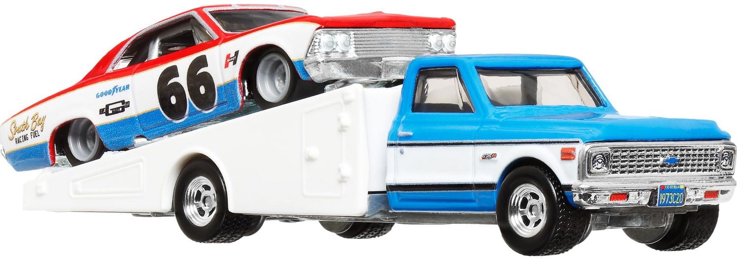 Hot Wheels Team Transport Camion et voiture de course