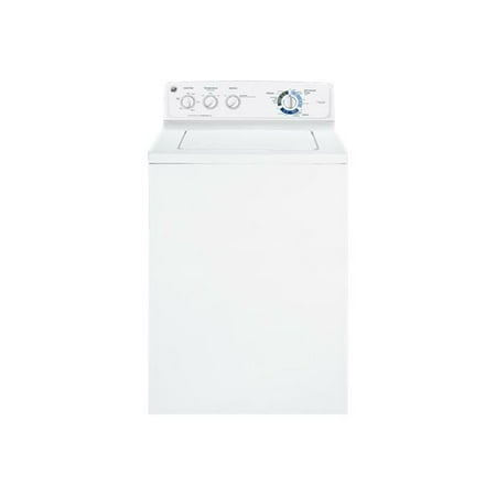 GE GTWN2800DWW - Washing machine - width: 27 in - depth: 25.5 in - height: 42 in - top loading - 3.9 cu. ft - 630 rpm - white on white