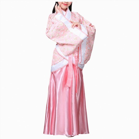 Spring Dresses for Girls Long Short Sleeve Girls Traditional Dresses Trendy Printed Clothes