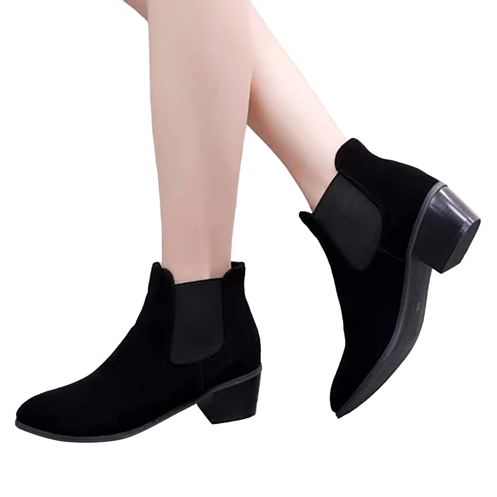 Bmisegm Womens Sock Booties and Boots Large Size Female