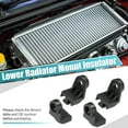 thumbnail image 2 of Unique Bargains 4pcs Electric Radiator Fan Mounting L-Shape Fan Bracket Feet Mount Universal for Car Truck SUV Radiator, 2 of 6