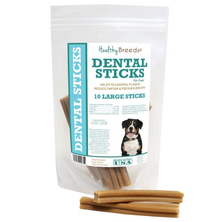 Healthy Breeds Entlebucher Mountain Dog Dental Sticks Large 10 Count
