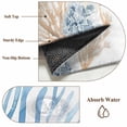 thumbnail image 6 of 2x3 Ft Entryway Area Rug, Summer Coral Kitchen Rug Runner Washable Floor Mat, Vintage Coastal Ocean Blue Green Plant Non Slip Indoor Door Mat Throw Carpet for Bathroom Living Room Bedroom, 6 of 8